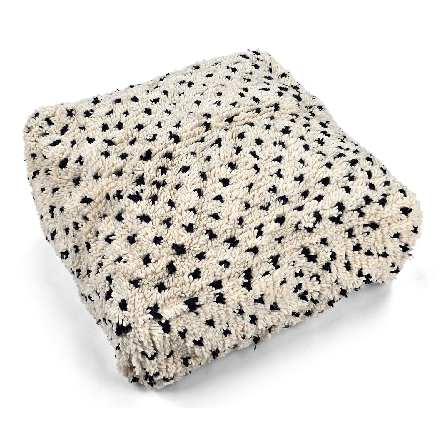 Sittpuff - Marockansk Beni Ourain 044 (Storlek: 60 x 60 cm)
