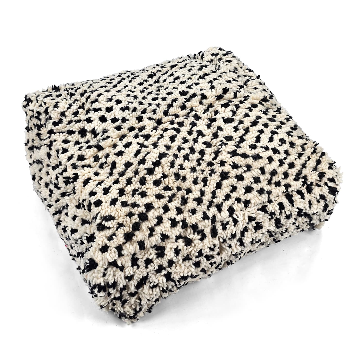 Sittpuff - Marockansk Beni Ourain 053 (Storlek: 60 x 60 cm)
