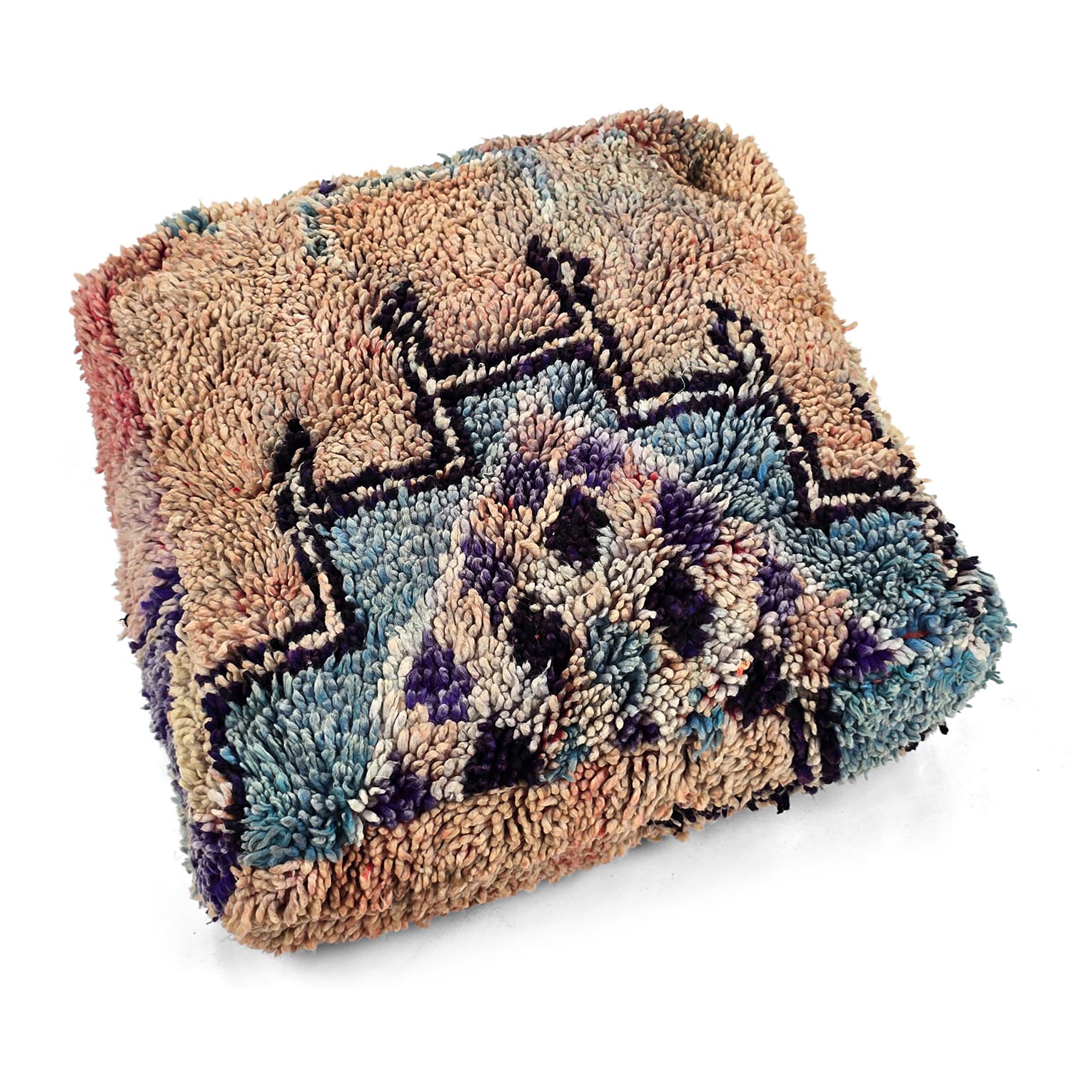 Sittpuff - Marockansk Azilal 089 (Storlek: 60 x 60 cm)
