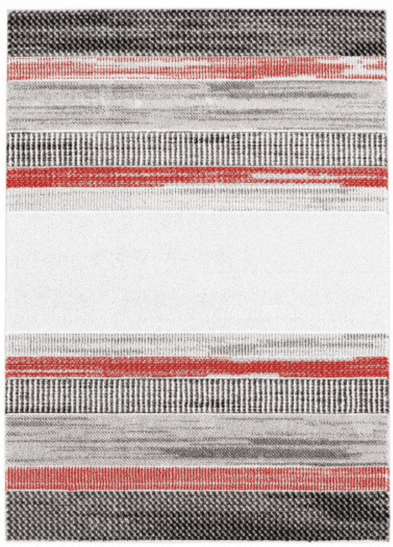 Wiltonmatta - Dalur (röd) (Storlek: 80 x 300 cm)