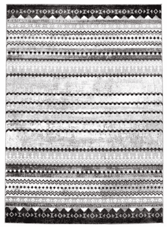 Wiltonmatta - Elduvik (grå) (Storlek: 190 x 280 cm)