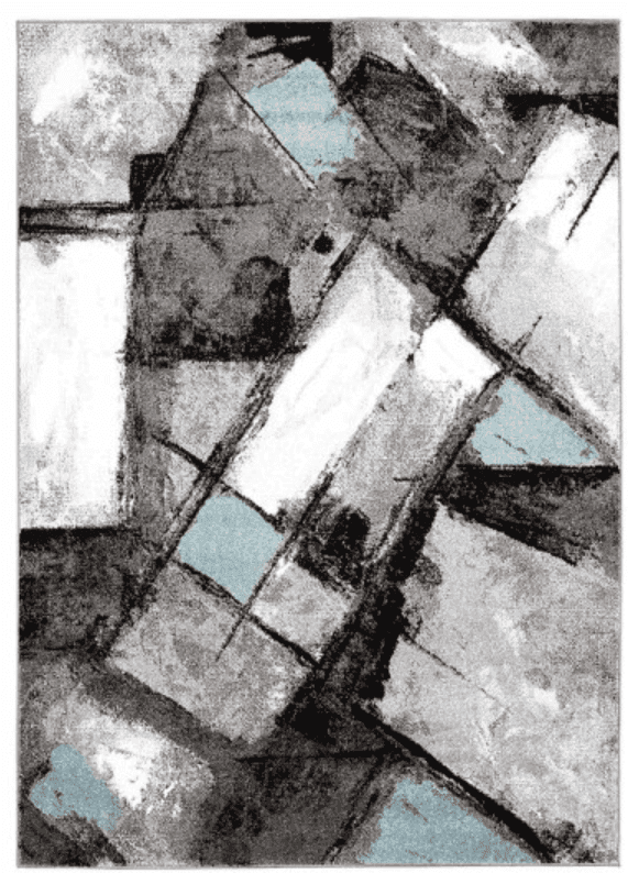 Wiltonmatta - Kivik (blå) (Storlek: 190 x 280 cm)