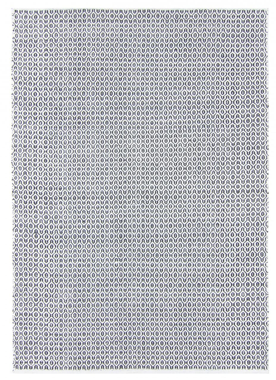 Ullmatta - Snowshill (svart/vit) (Storlek: 80 x 150 cm)