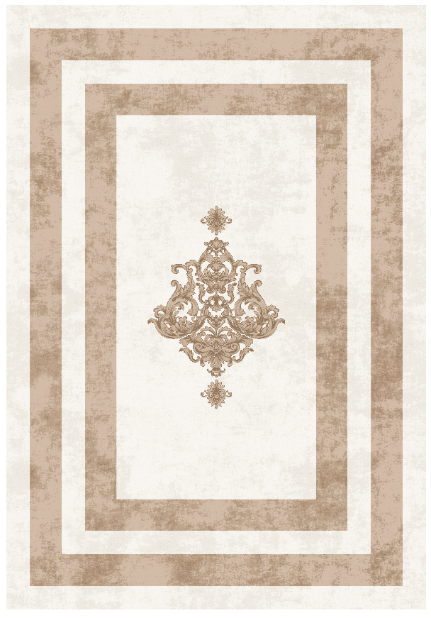 Wiltonmatta - Soros (beige/vit) (Storlek: 240 x 340 cm)