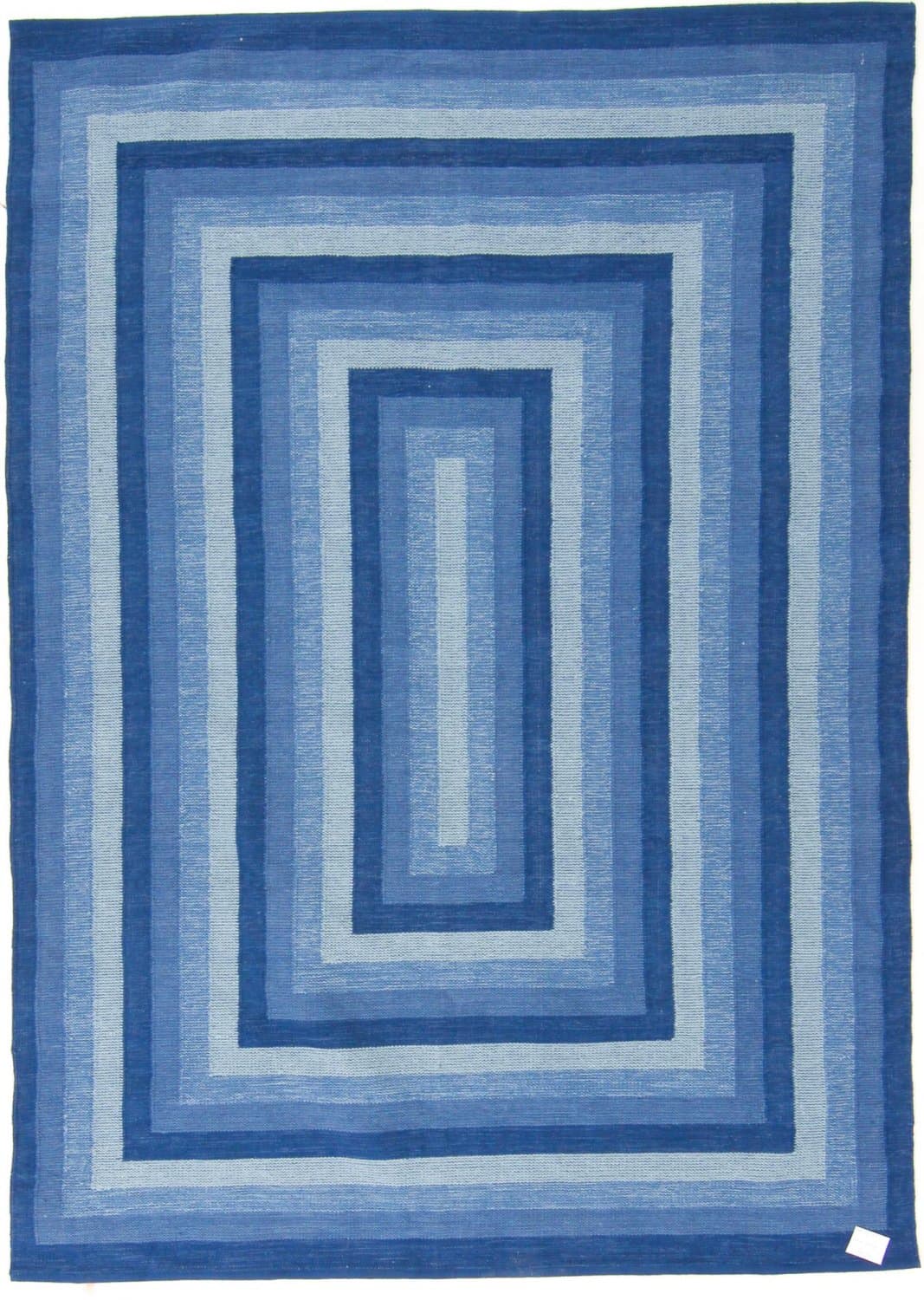 Trasmatta - Chania (blå) (Storlek: 300 x 400 cm)