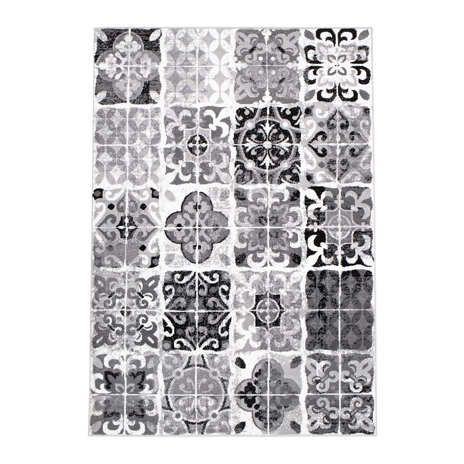 Wiltonmatta - Nebikat (grå) (Storlek: 80 x 150 cm)