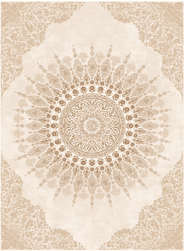 Wiltonmatta - Sandrigo (beige) (Storlek: 200 x 280 cm)