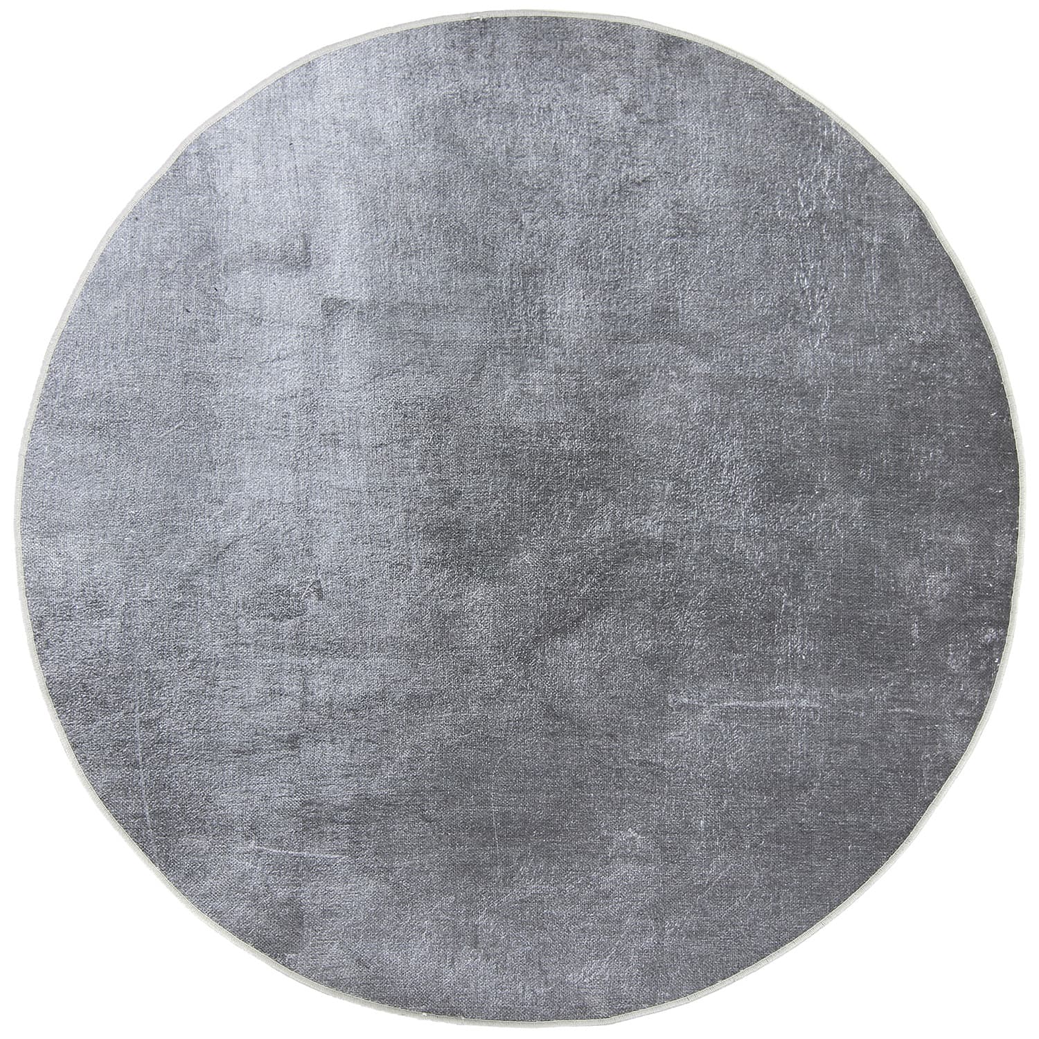 Rund matta - Artena (grå) (Storlek: Ø 160 cm)