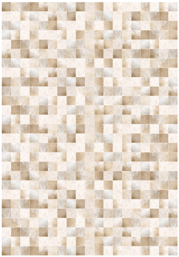 Wiltonmatta - Trapani (beige/vit) (Storlek: 200 x 280 cm)