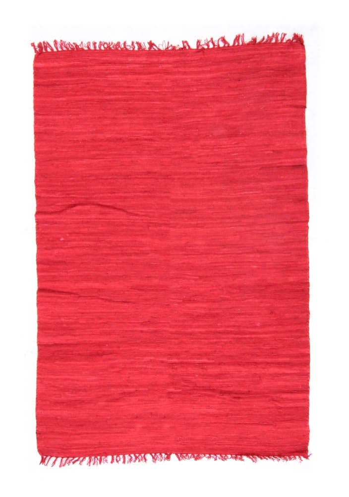 Trasmatta - Silje (röd) (Storlek: 140 x 200 cm)