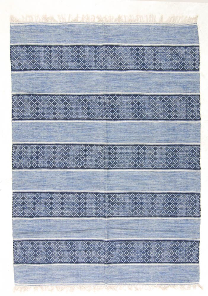 Trasmatta - Visby (blå) (Storlek: 60 x 110 cm)