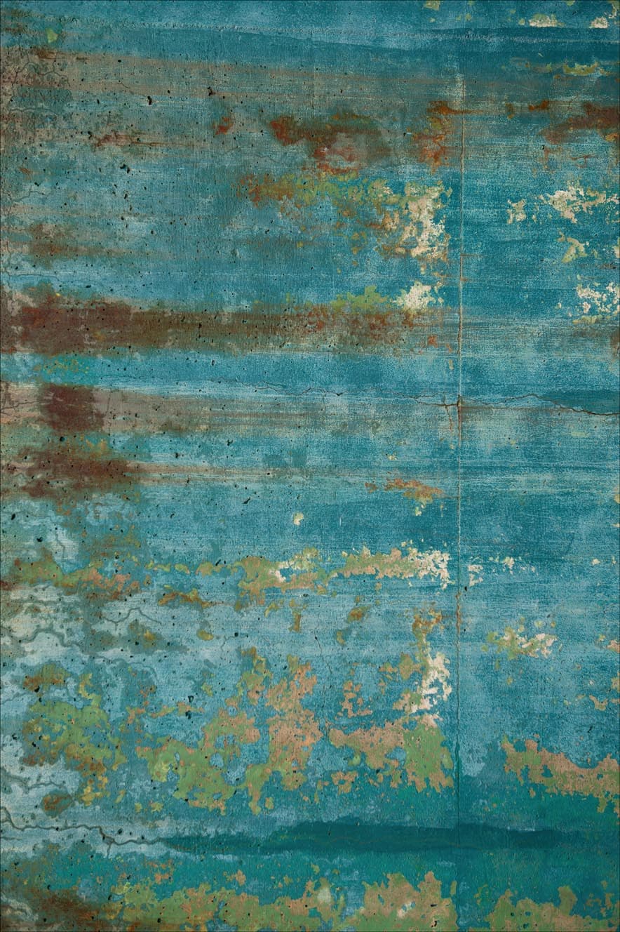Wiltonmatta - Domont (turkos) (Storlek: 80 x 150 cm)