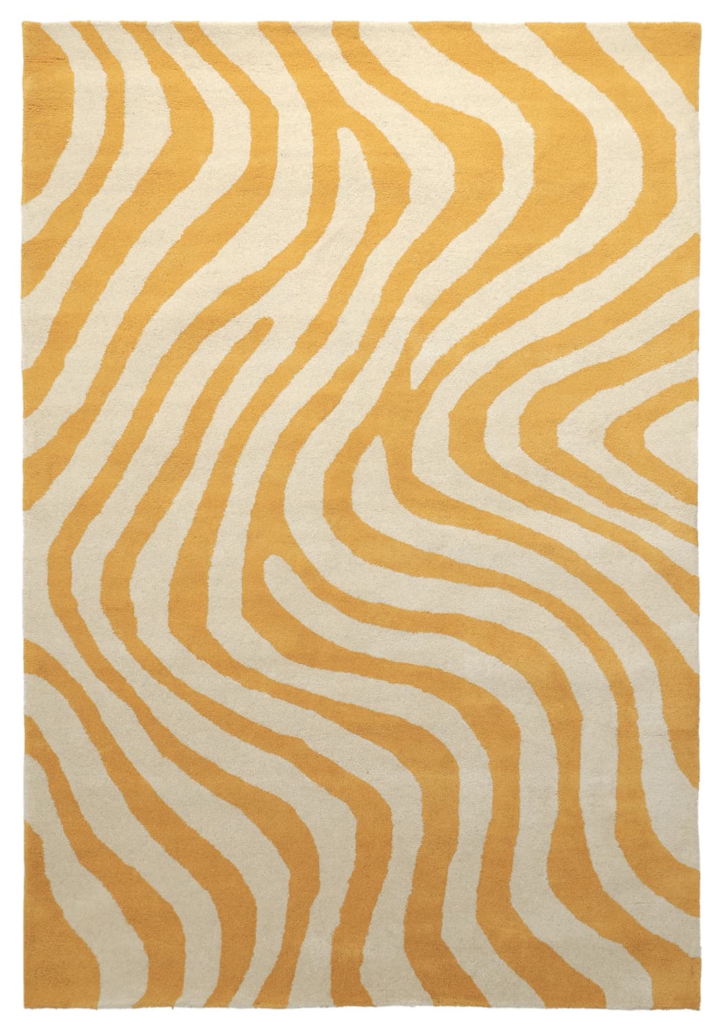 Ullmatta - Aiz Hand Tufted Wool Premium (gul) (Storlek: 200 x 290 cm)