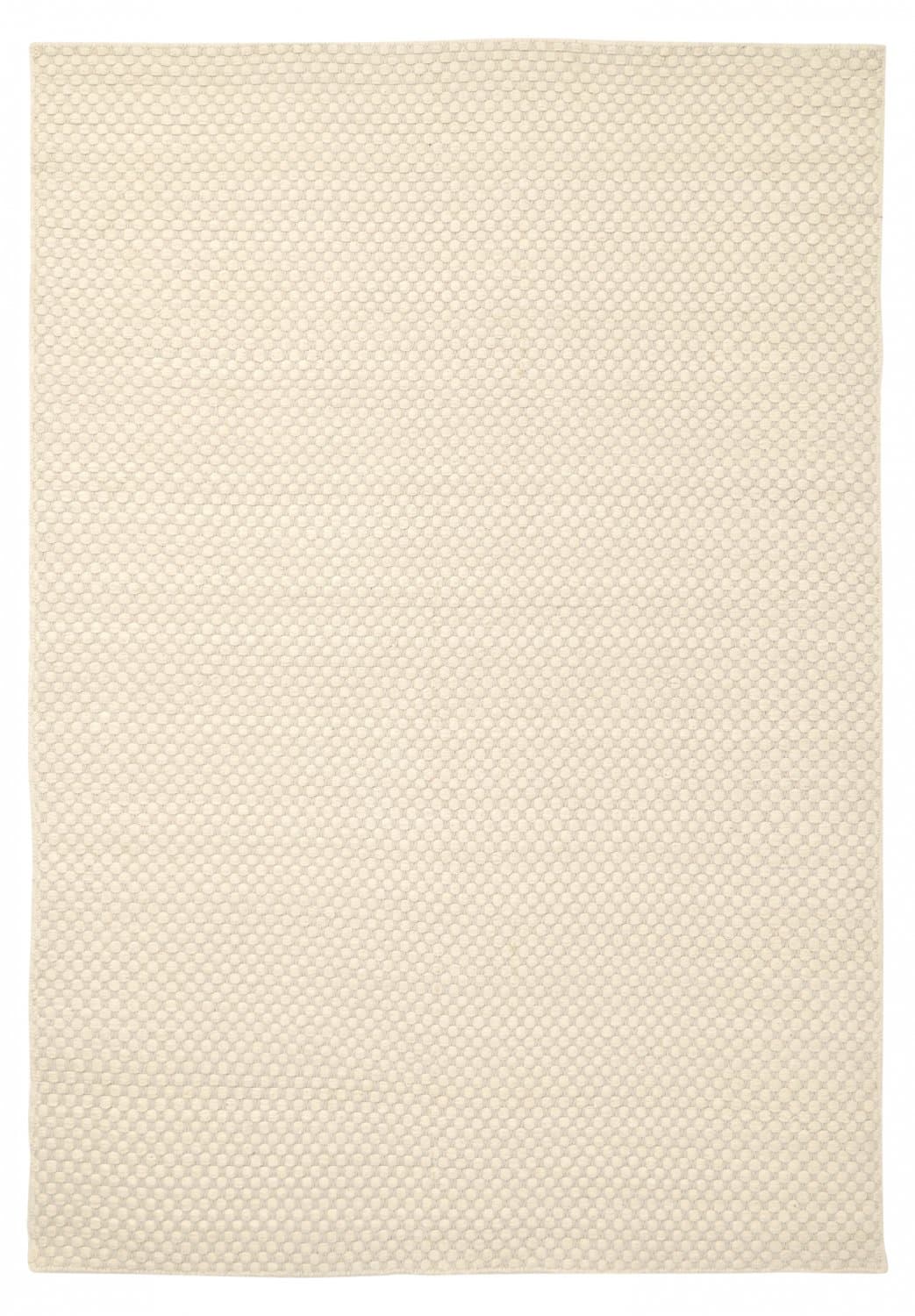 Ullmatta - Ovelia (beige/vit) (Storlek: 200 x 290 cm)
