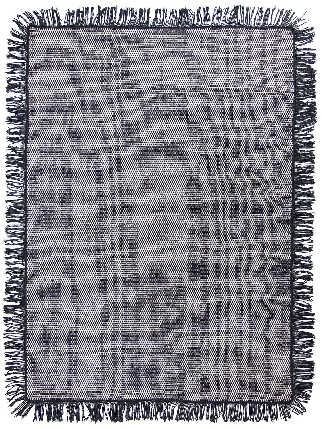 Ullmatta - Pike (svart) (Storlek: 200 x 290 cm)