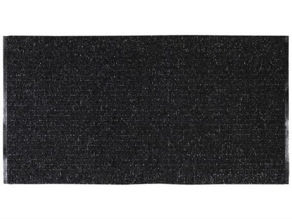 Plast- och garnmattor - Horredsmattan Uni Mix (svart) (Storlek: 70 x 140 cm)
