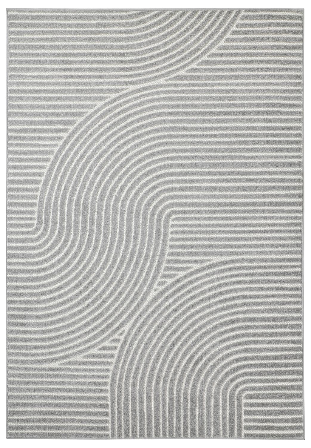 Shaggy Indoor/Outdoor - Devon (grå) (Storlek: 160 x 230 cm)