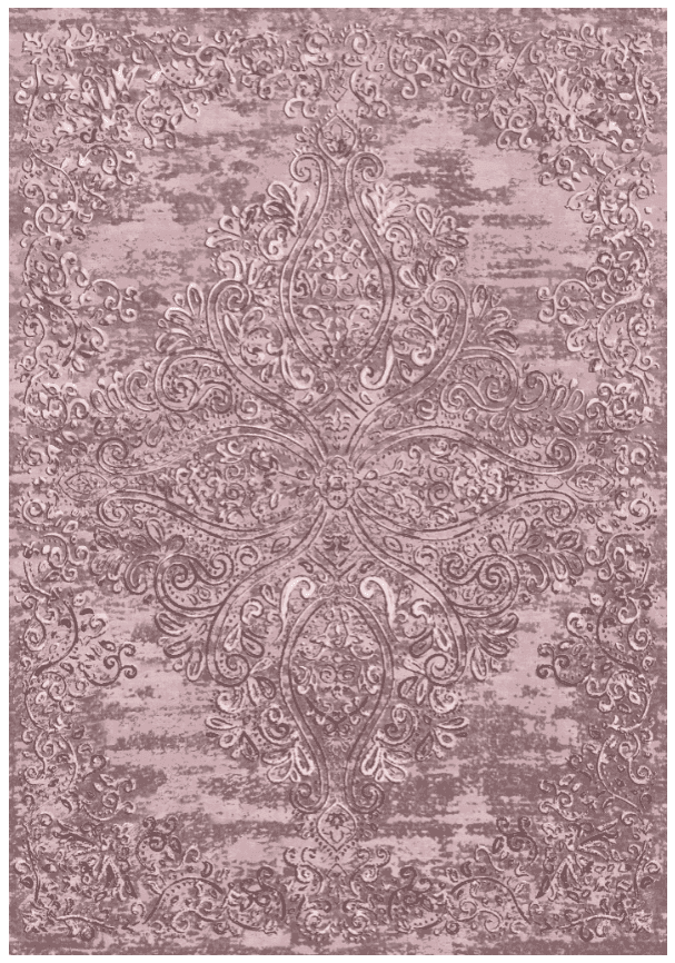 Wiltonmatta - Valenza (rosa) (Storlek: 160 x 230 cm)