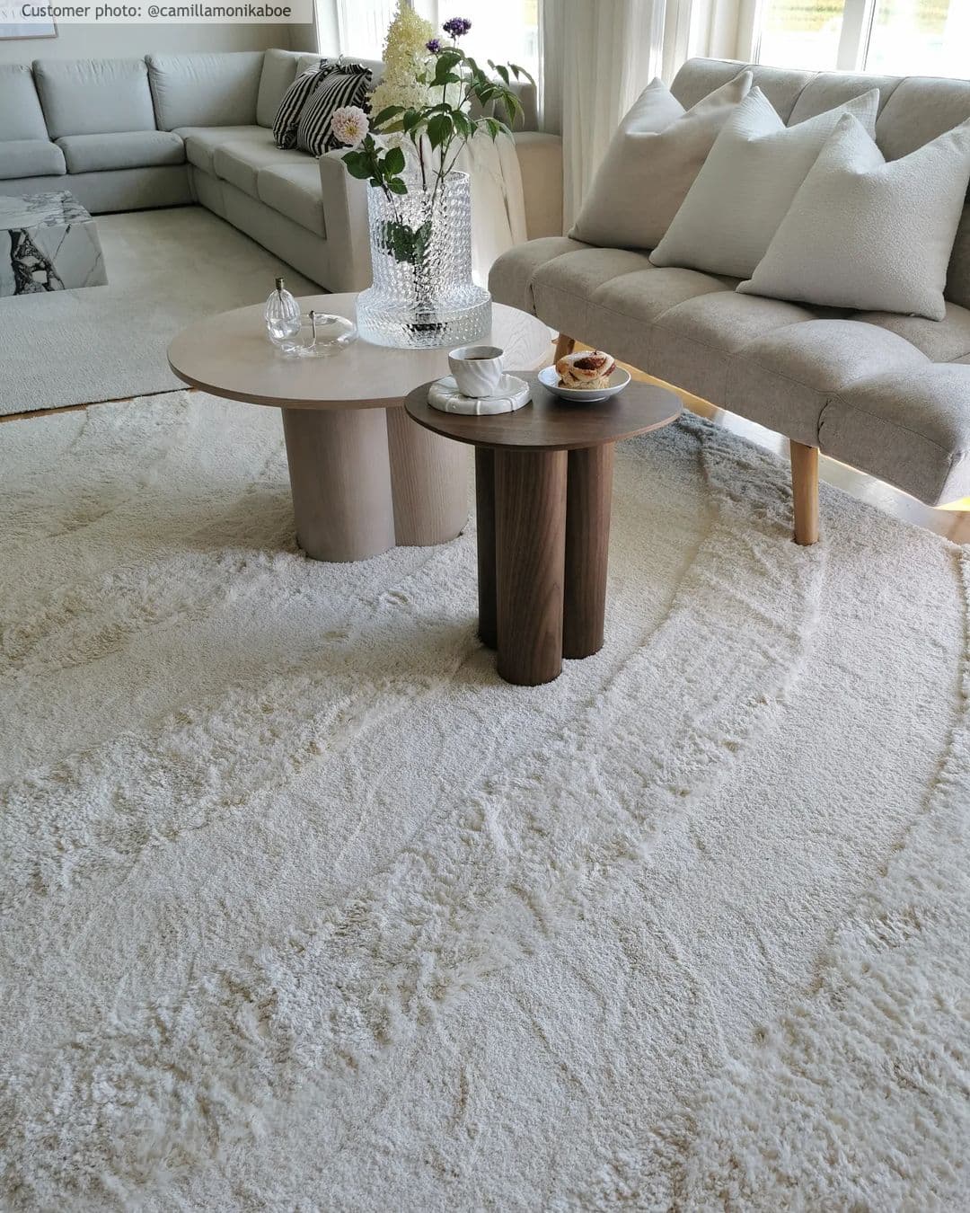 Ryamattor - Vienne (offwhite) (Storlek: 240 x 340 cm)