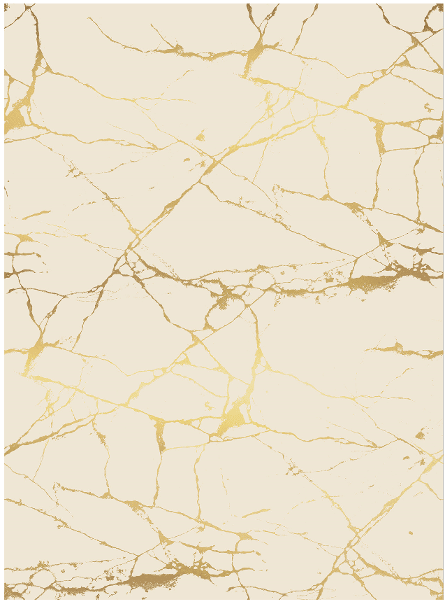 Wiltonmatta - Vieste (beige/guld) (Storlek: 200 x 280 cm)