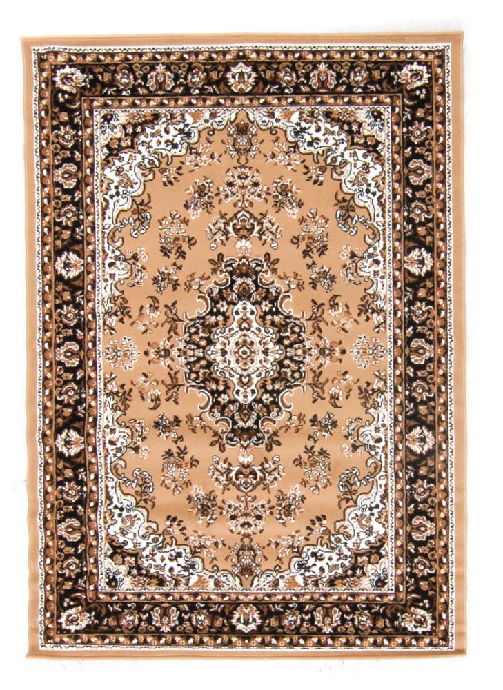 Wiltonmatta - Peking (guld) (Storlek: 140 x 200 cm)