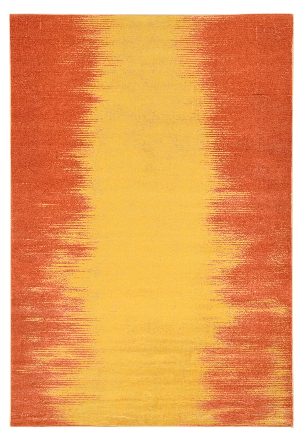 Wiltonmatta - Cara (orange/gul) (Storlek: 200 x 280 cm)