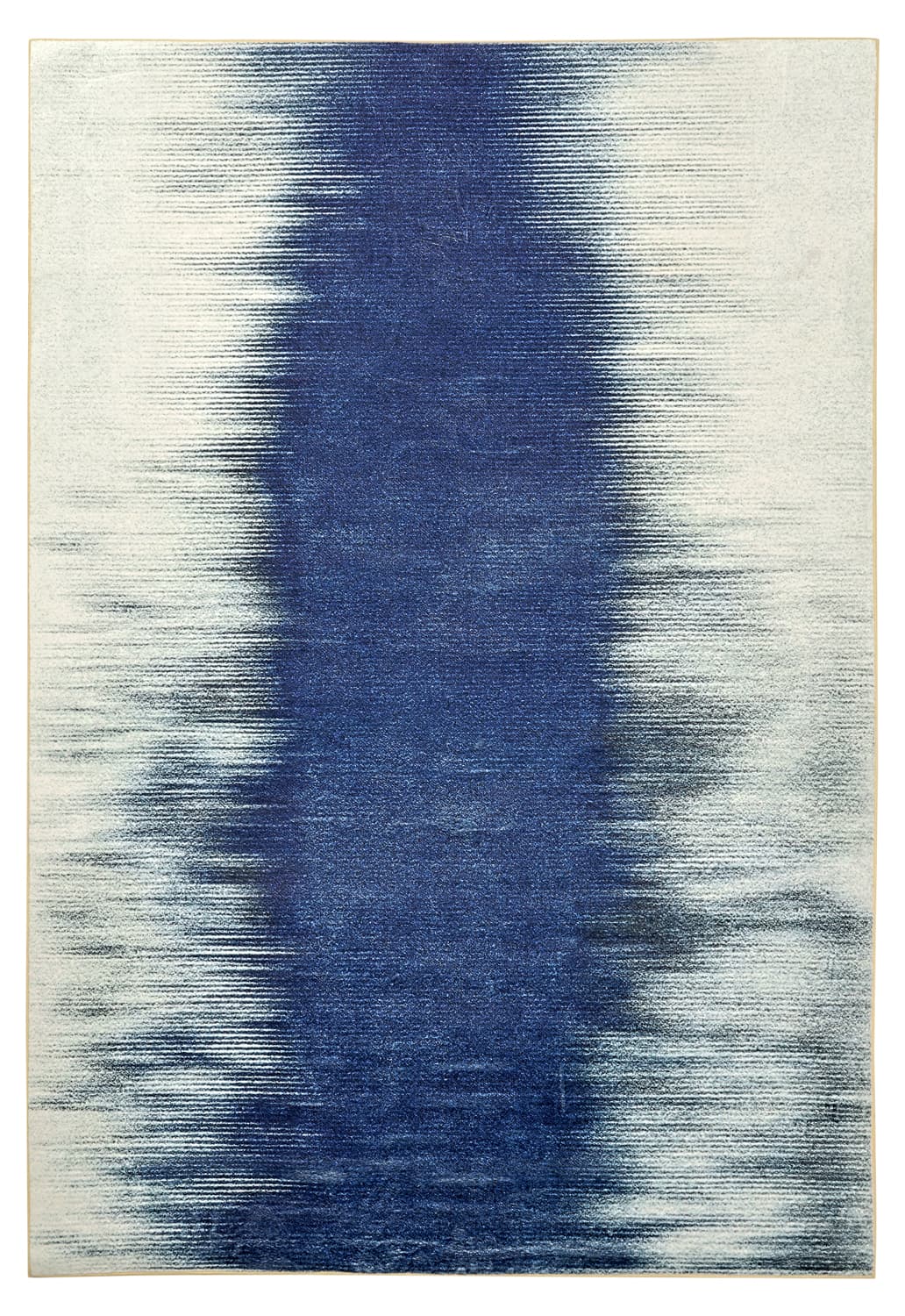Wiltonmatta - Cara (vit/mörkblå) (Storlek: 200 x 280 cm)