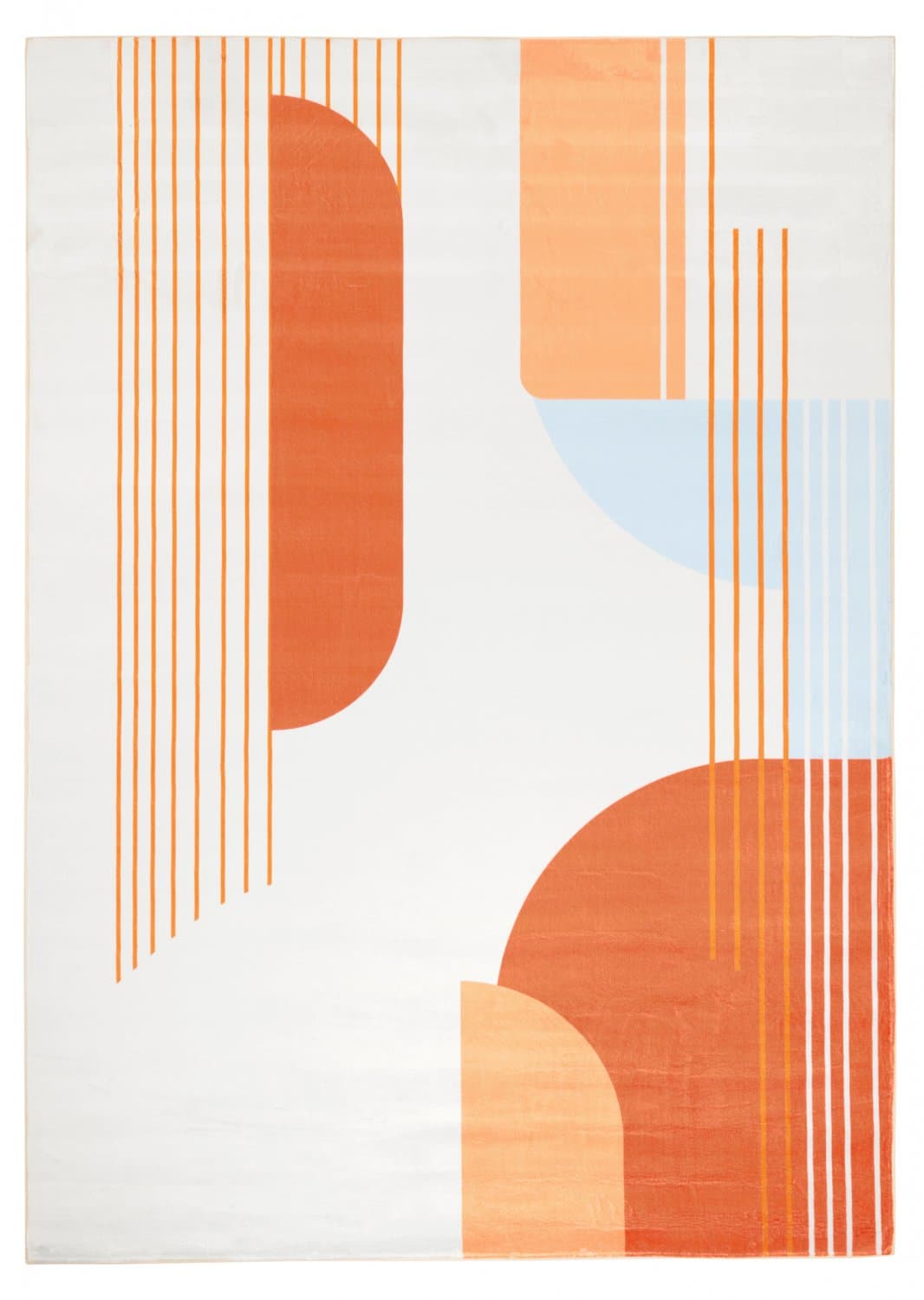 Wiltonmatta - Delft (ljusblå/multi) (Storlek: 200 x 280 cm)