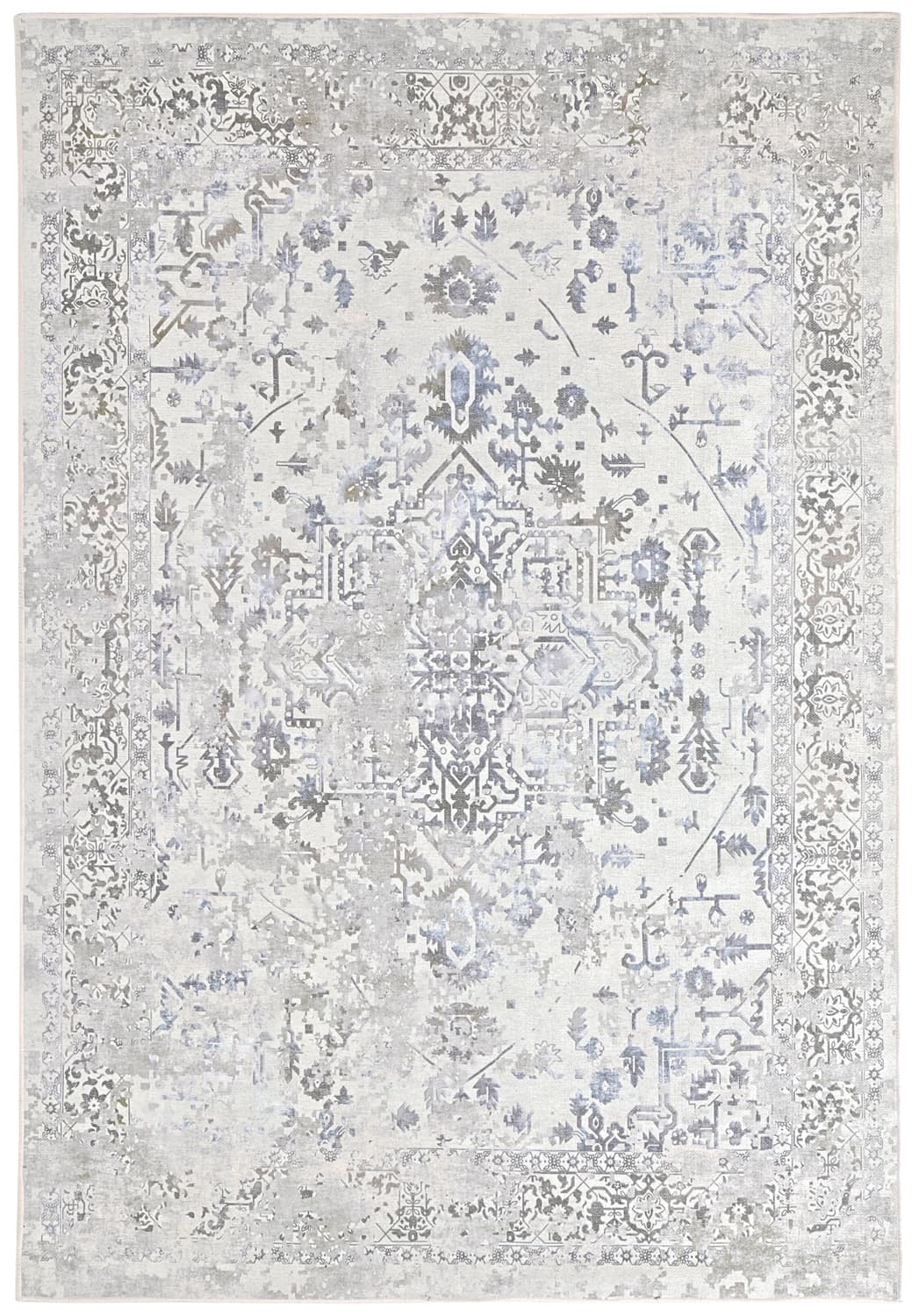 Wiltonmatta - Mateur (grå) (Storlek: 200 x 280 cm)