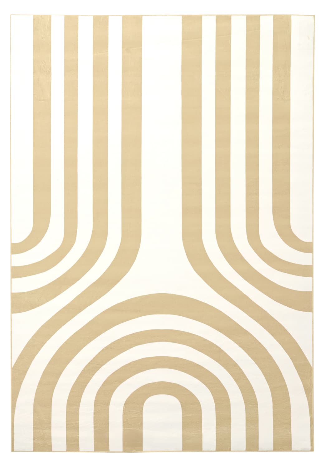 Wiltonmatta - Obidos (beige/vit) (Storlek: 200 x 280 cm)