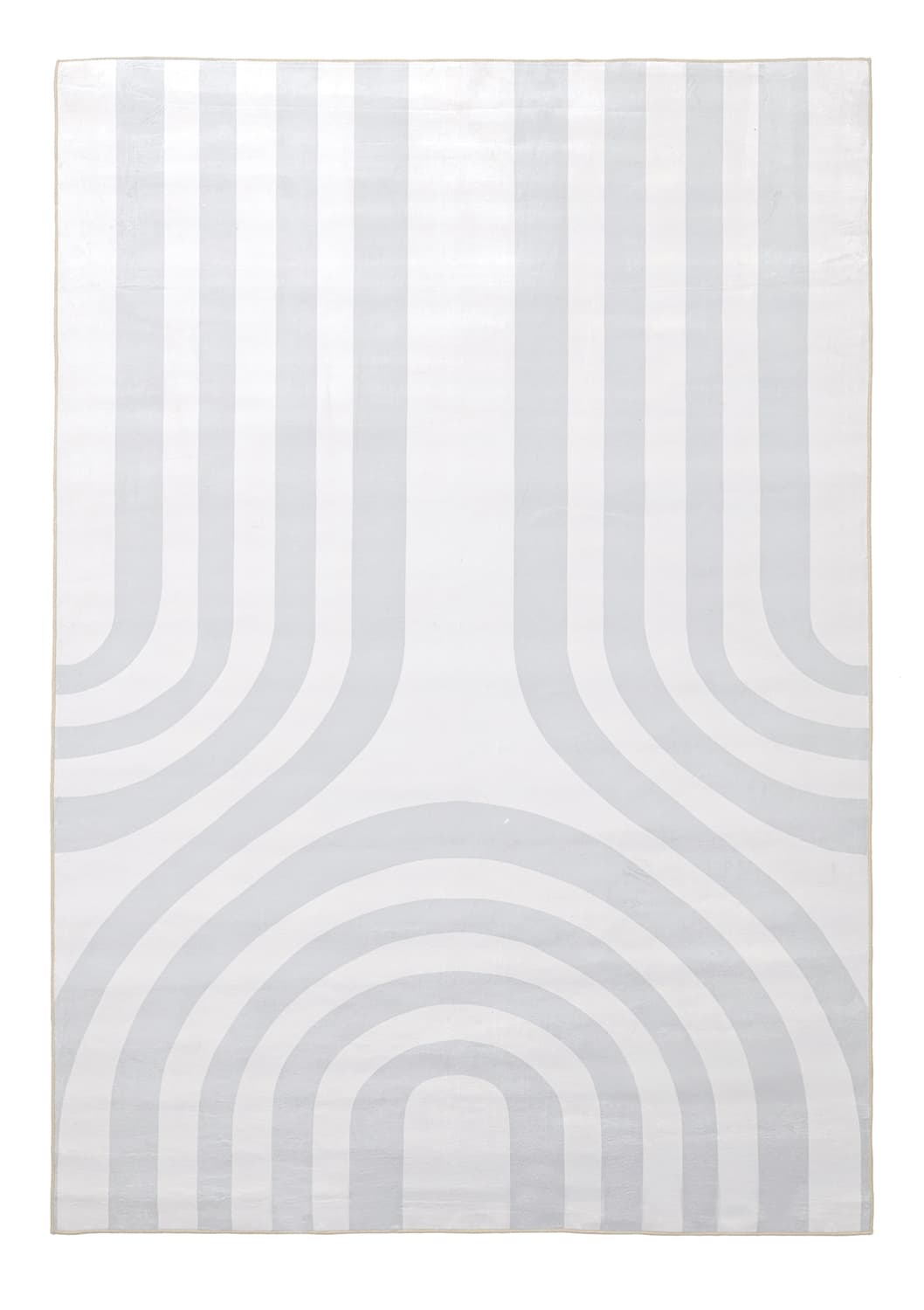Wiltonmatta - Obidos (grå/vit) (Storlek: 200 x 280 cm)
