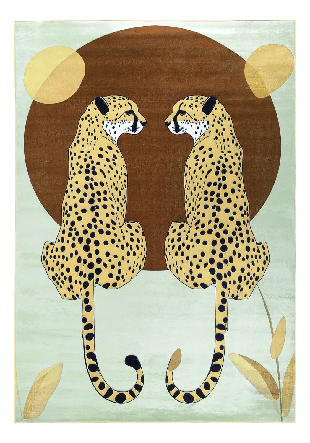 Wiltonmatta - Ubud (leopard) (Storlek: 200 x 280 cm)