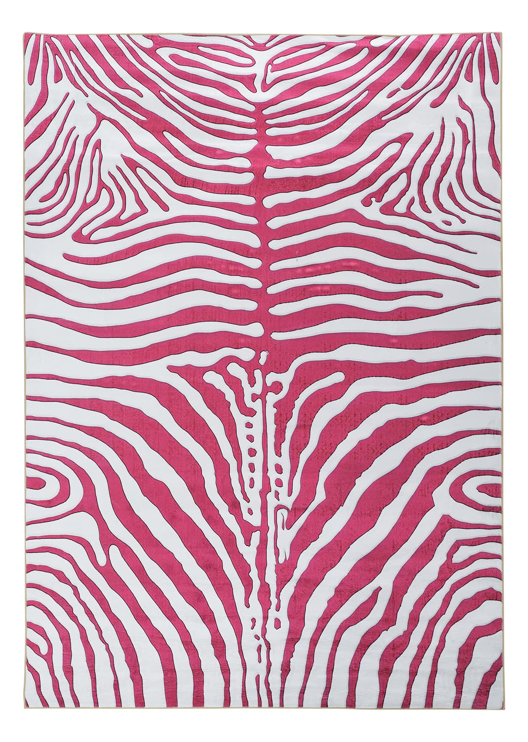 Wiltonmatta - Zebra (rosa) (Storlek: 200 x 280 cm)
