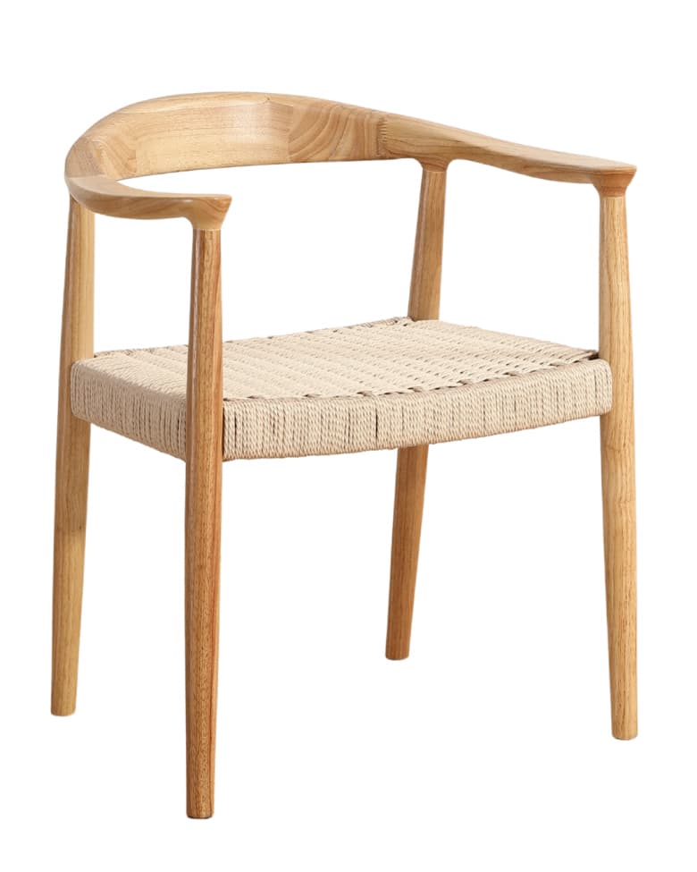 Stol - Ask (natur) - 2 st (Storlek: Standard)