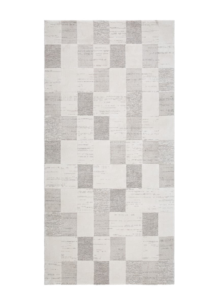 Elarra Draxen Grå/Vit 80x250 cm Modern Matta Elarra Draxen Grå/Vit 80x250 cm Modern Matta