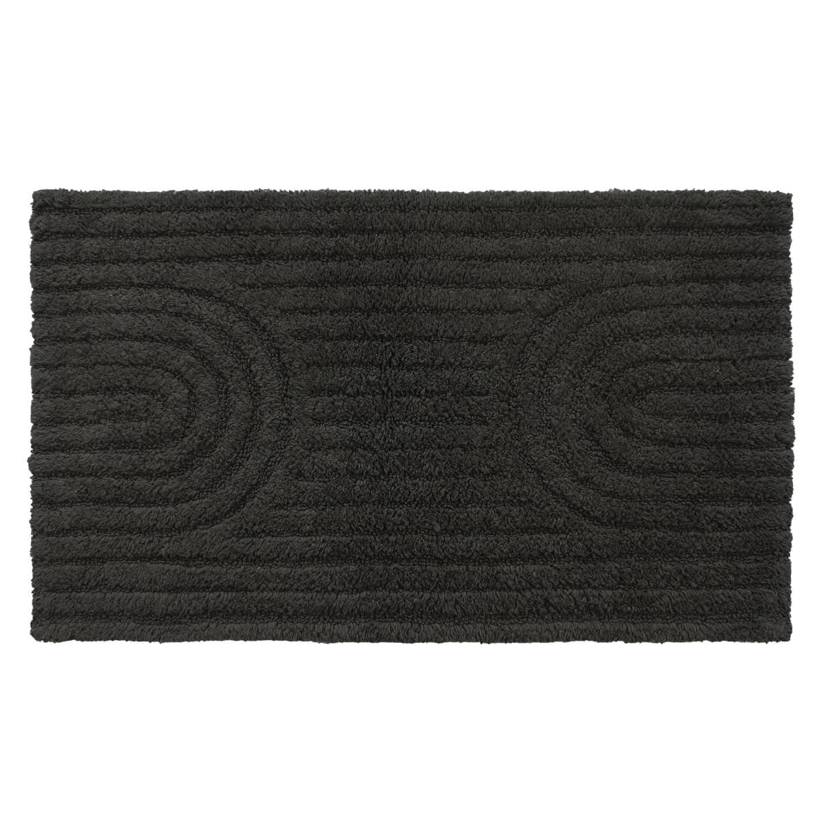 Noah Crush Svart 50x60 cm Badrumsmatta Noah Crush Svart 50x60 cm Badrumsmatta