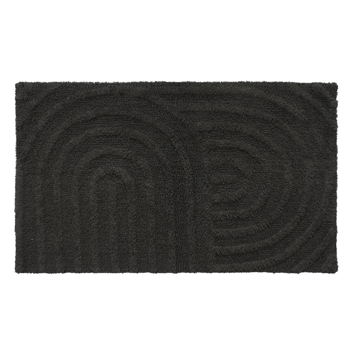 Noah Rake Svart 50x60 cm Badrumsmatta Noah Rake Svart 50x60 cm Badrumsmatta