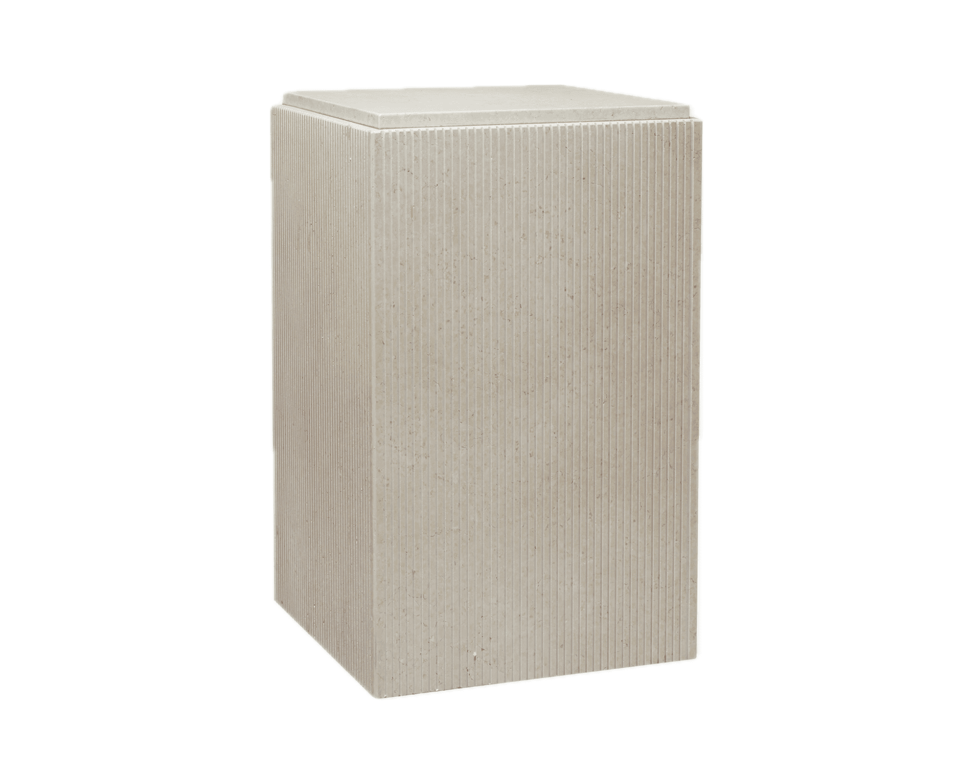 Ruth & Joanna Block sidobord beige marmor