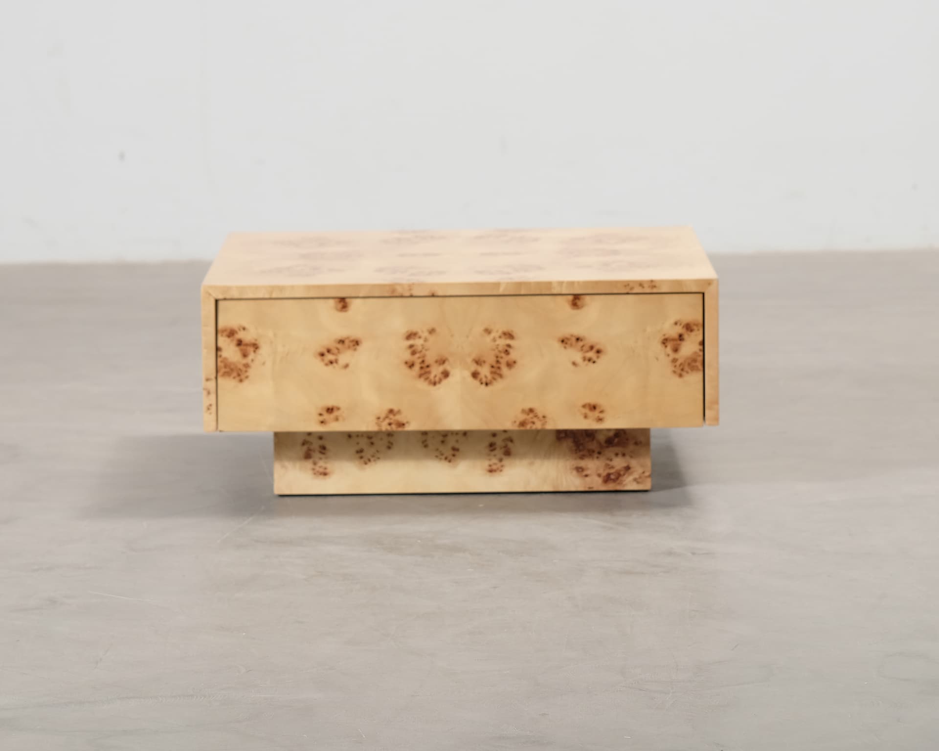 Ferm Living Burl soffbord 70 x 70 cm poppelburlfanér