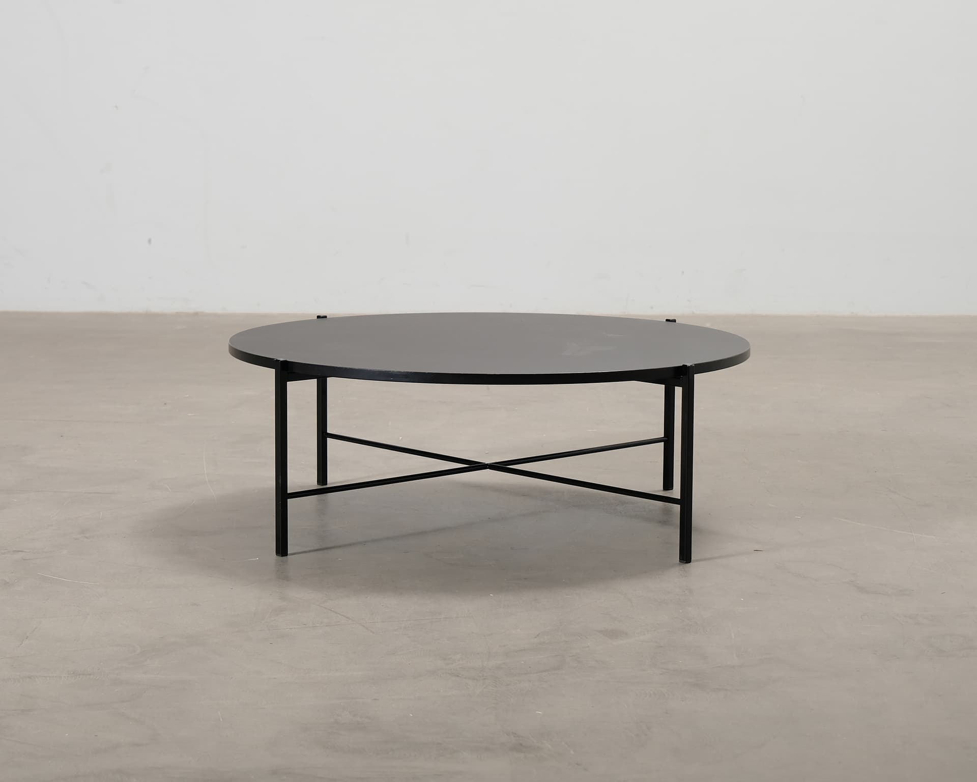 Hakola Round soffbord ø 90 cm svart