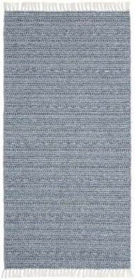 Plast- och garnmattor - Horredsmattan Svea Mix (blå) (Storlek: 150 x 180 cm)