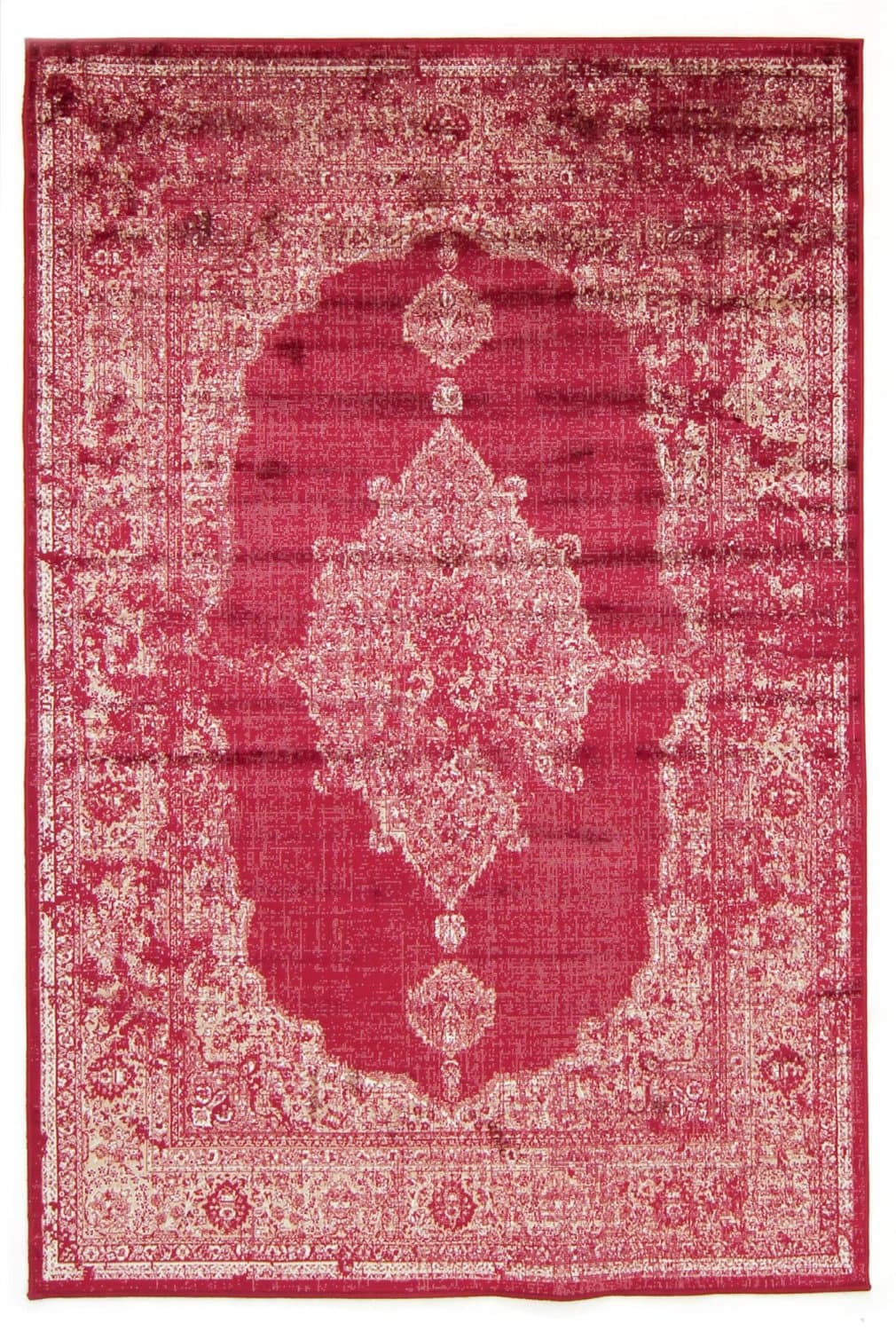 Wiltonmatta - Paola (röd) (Storlek: 140 x 200 cm)