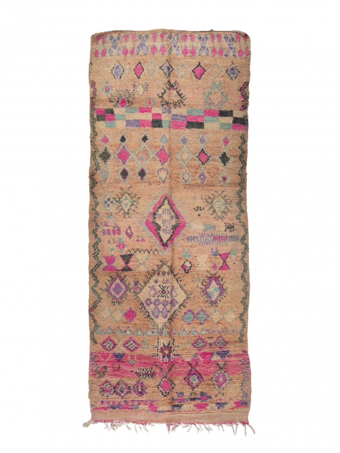 Kelimmatta Marockansk Azilal Special Edition 420 x 170 cm (Storlek: 420 x 170 cm)