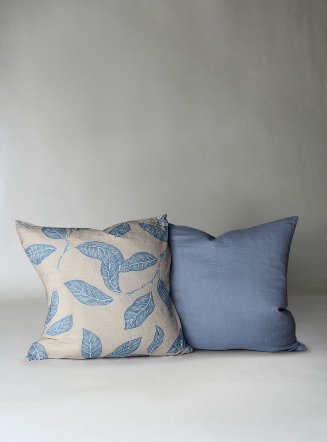 Kuddfodral 2-pack - Morris (blå) (Storlek: 45 x 45 cm)