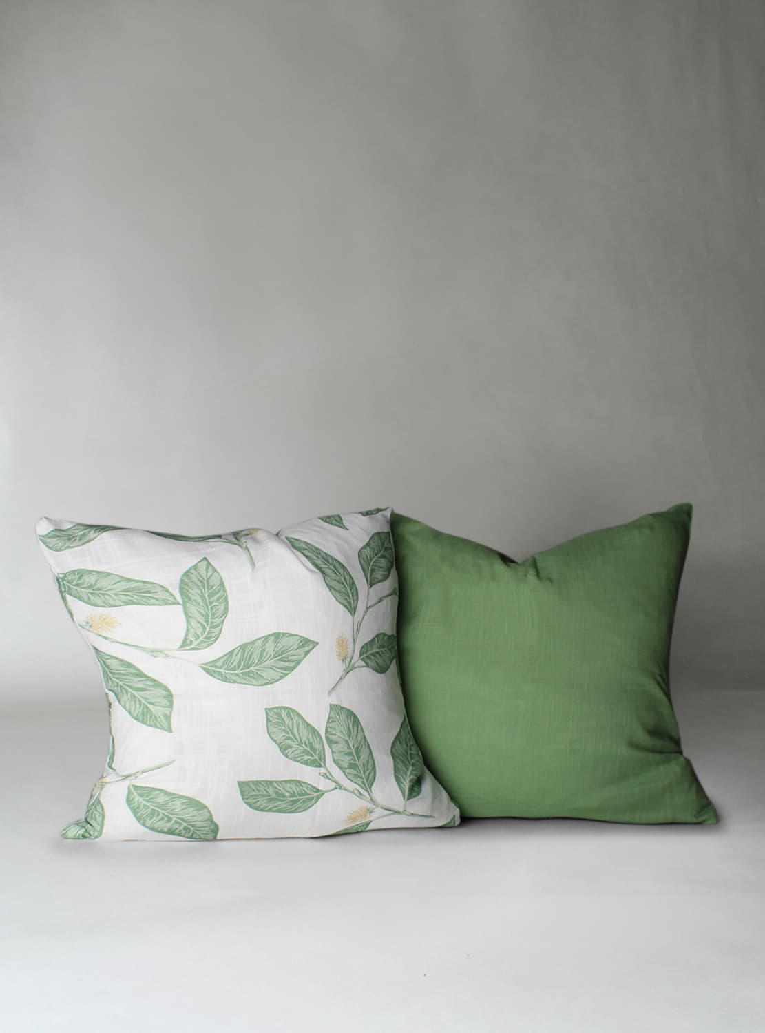 Kuddfodral 2-pack - Morris (grön) (Storlek: 45 x 45 cm)