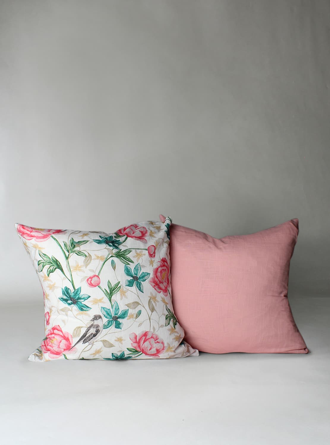 Kuddfodral 2-pack - Gullan (rosa) (Storlek: 45 x 45 cm)