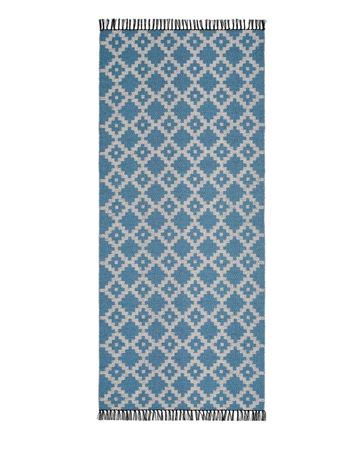 Plastmattor - Horredsmattan Leia (blå) (Storlek: 170 x 250 cm)