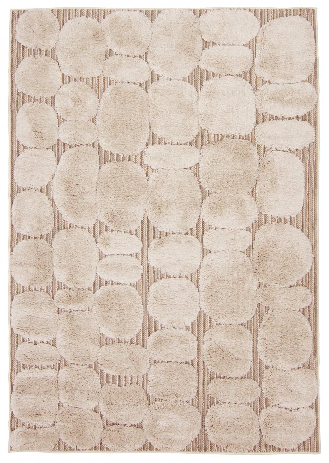 Ryamattor - Fondi (beige) (Storlek: 200 x 290 cm)
