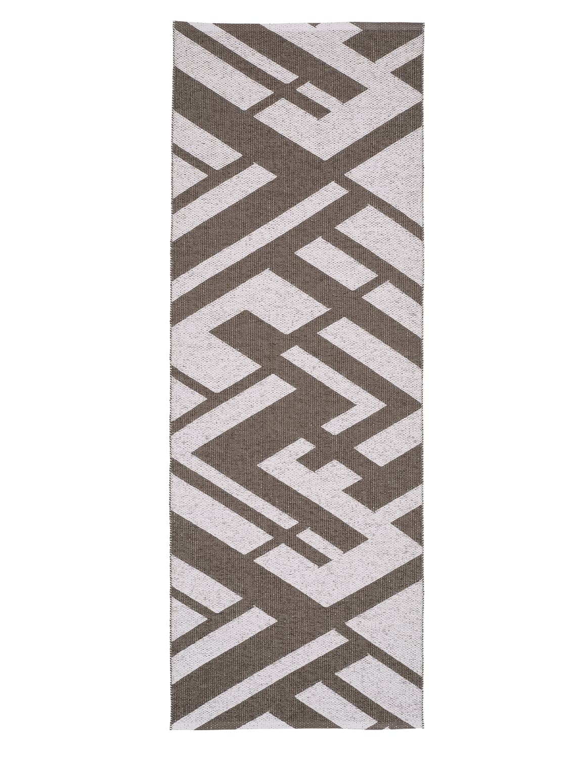 Plastmattor - Horredsmattan Uma (brun) (Storlek: 70 x 400 cm)