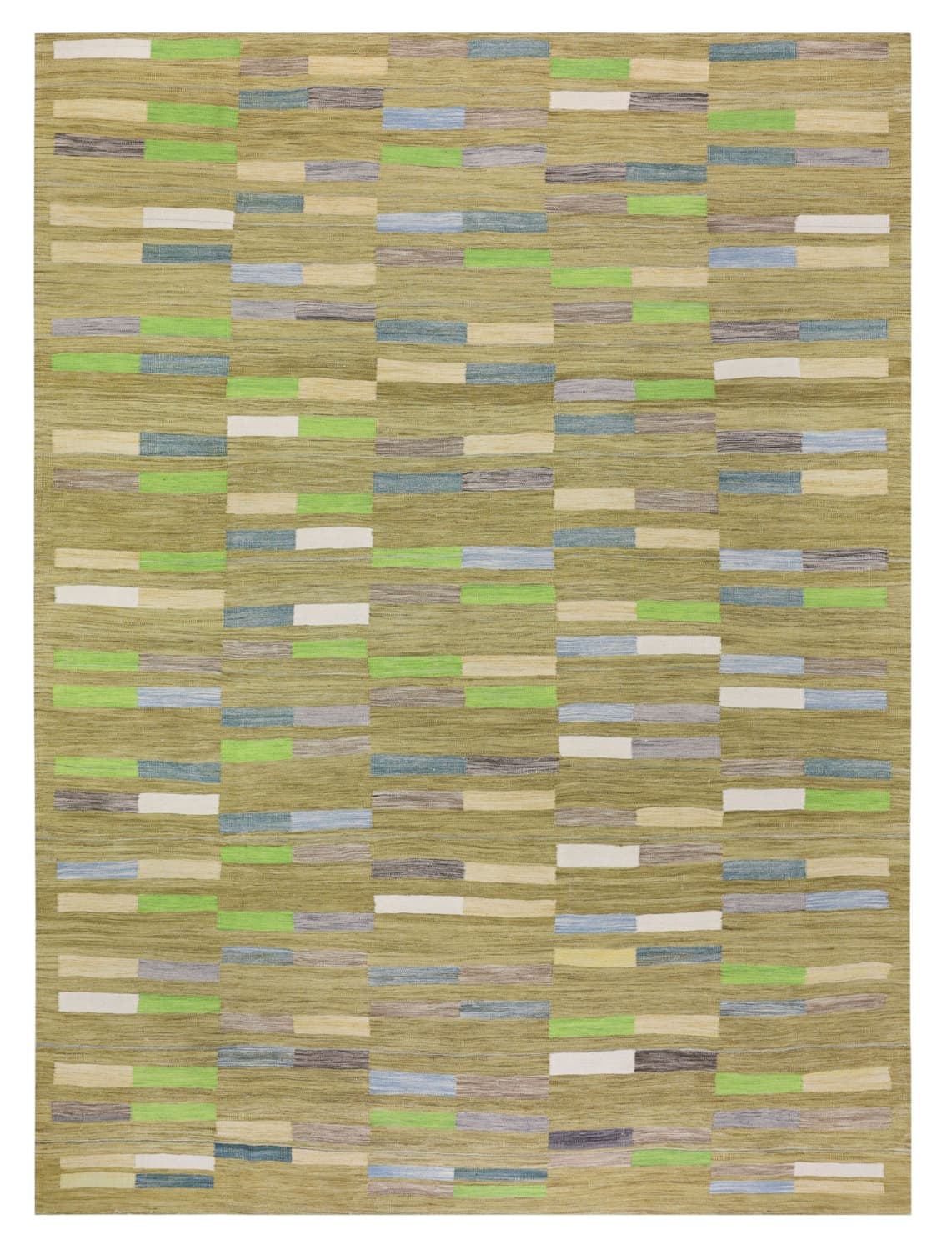 Orientalisk Matta - Modern Kelim Hand Woven - 291 x 403 cm (Storlek: 291 x 403 cm)